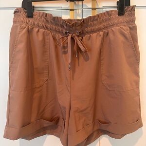 Danskin Women's Dusty Pink Drawstring Elastic waist Shorts